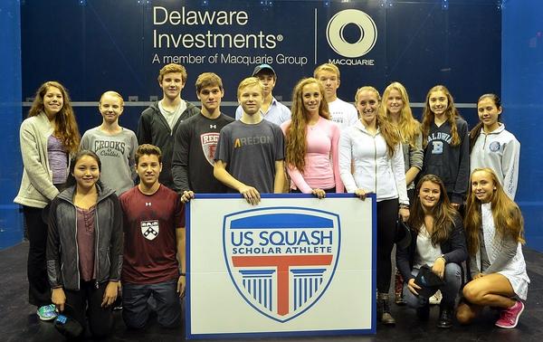 Sixteen Scholar Athletes took the court at the U.S. Open today
