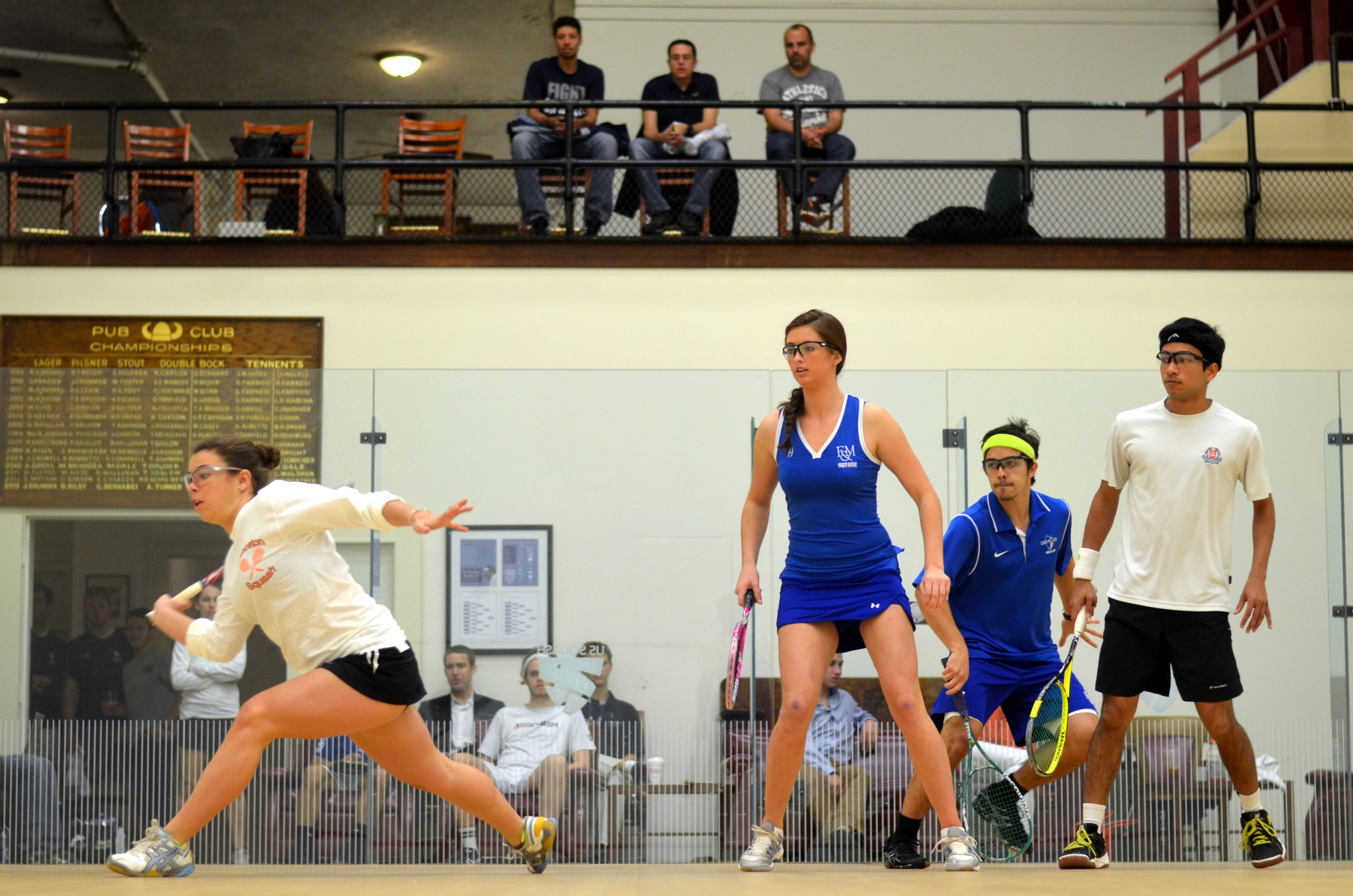 The 2013 Mixed final between Princeton (white) and Franklin & Marshall.